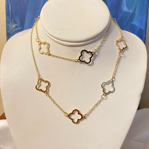 GYPSY STONE STATEMENT FASHION NECKLACE - Picture 8 of 14